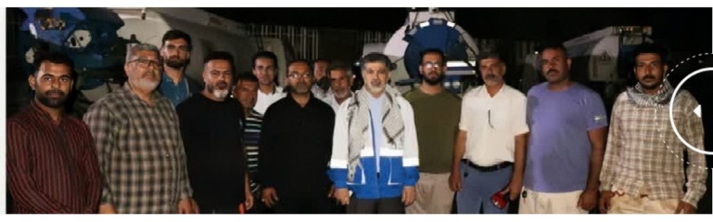 بازدیدهای شبانه روزی قائم مقام شرکت آب و فاضلاب اهواز از ایستگاه های انتقال فاضلاب